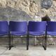 Howe 40/4 Blue Stacking Chair by David Rowland