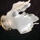 Swan collar wall sconce