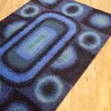 Vintage Danish carpet "rya" 1970