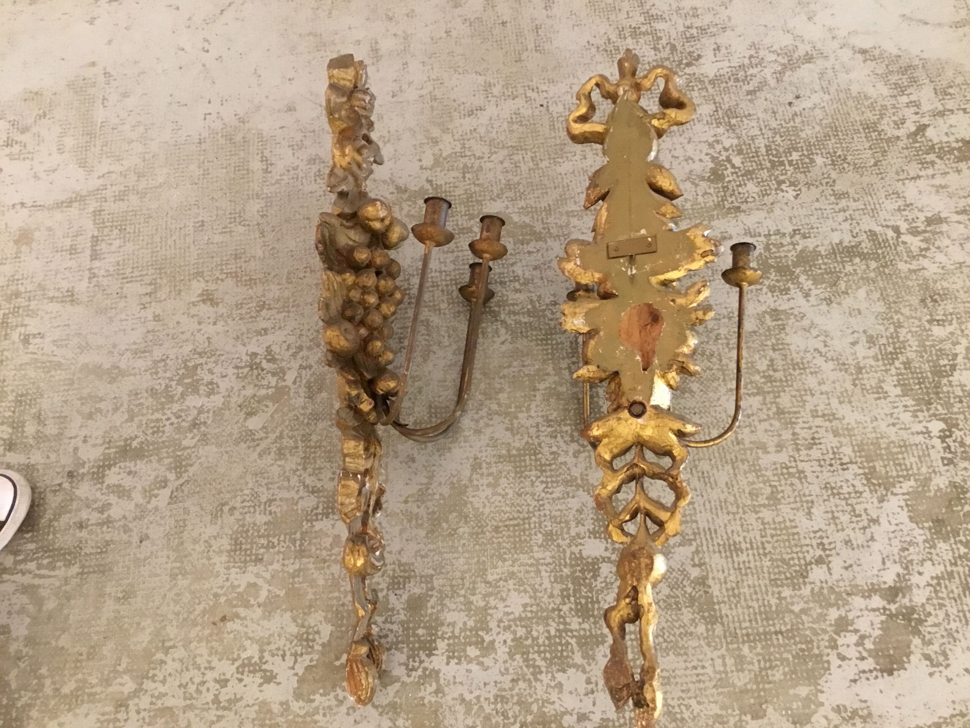 Pair of sconces