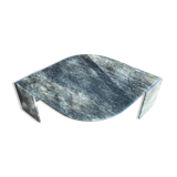 Roche Bobois marble coffee table, leaf, 70s