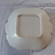 Ancien plat en porcelaine Chine Asie carré bord chantournés