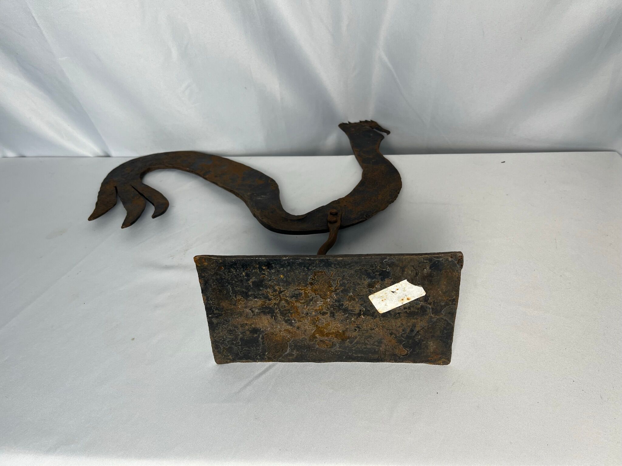 Vintage sculpture metal G. Raveneau circa 1970