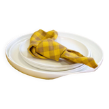 Bistro tablecloth, ocher tiles