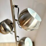 3-light metal eyeball floor lamp