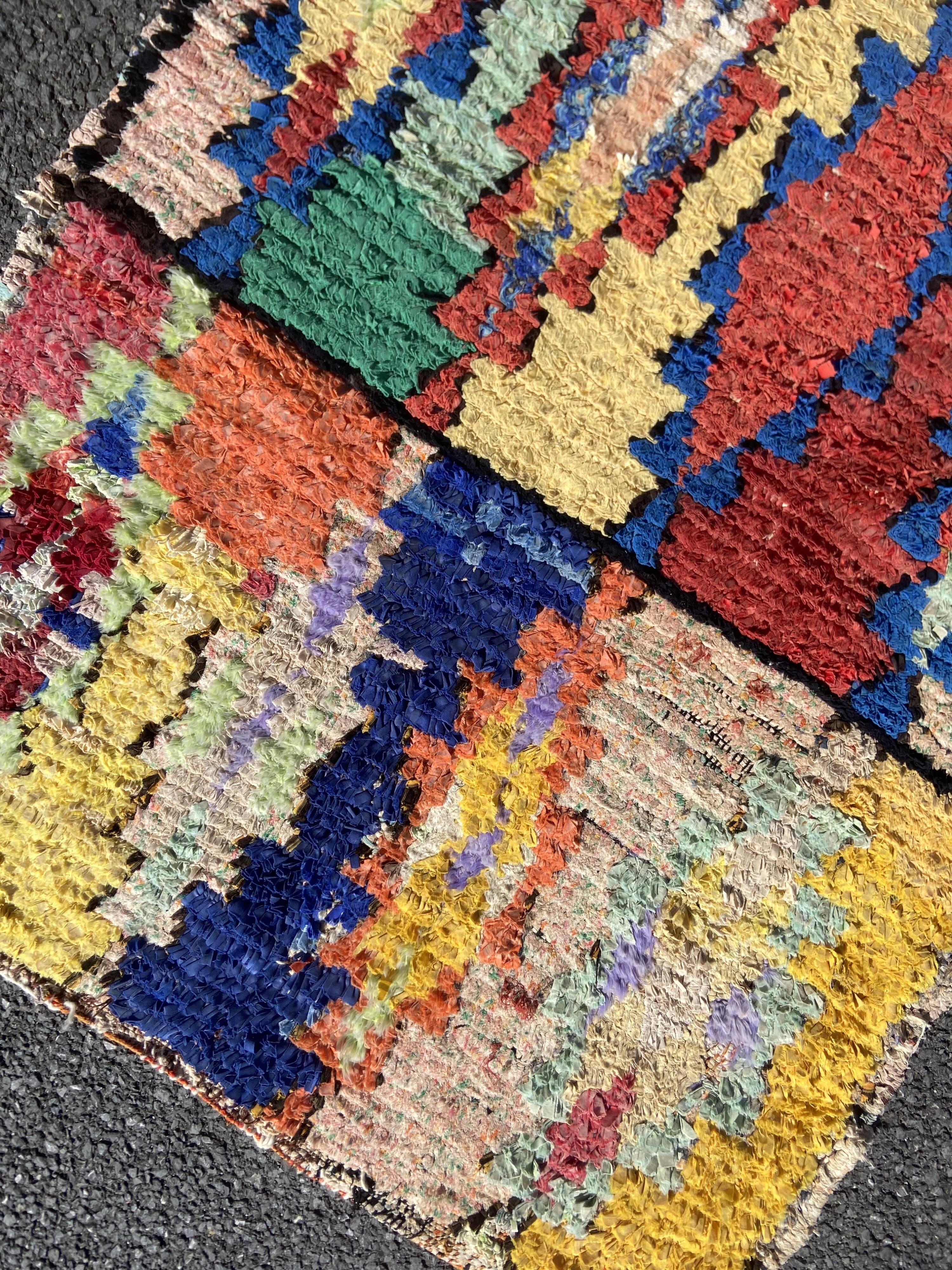 Berbere boucherouite carpet 95x220 cm