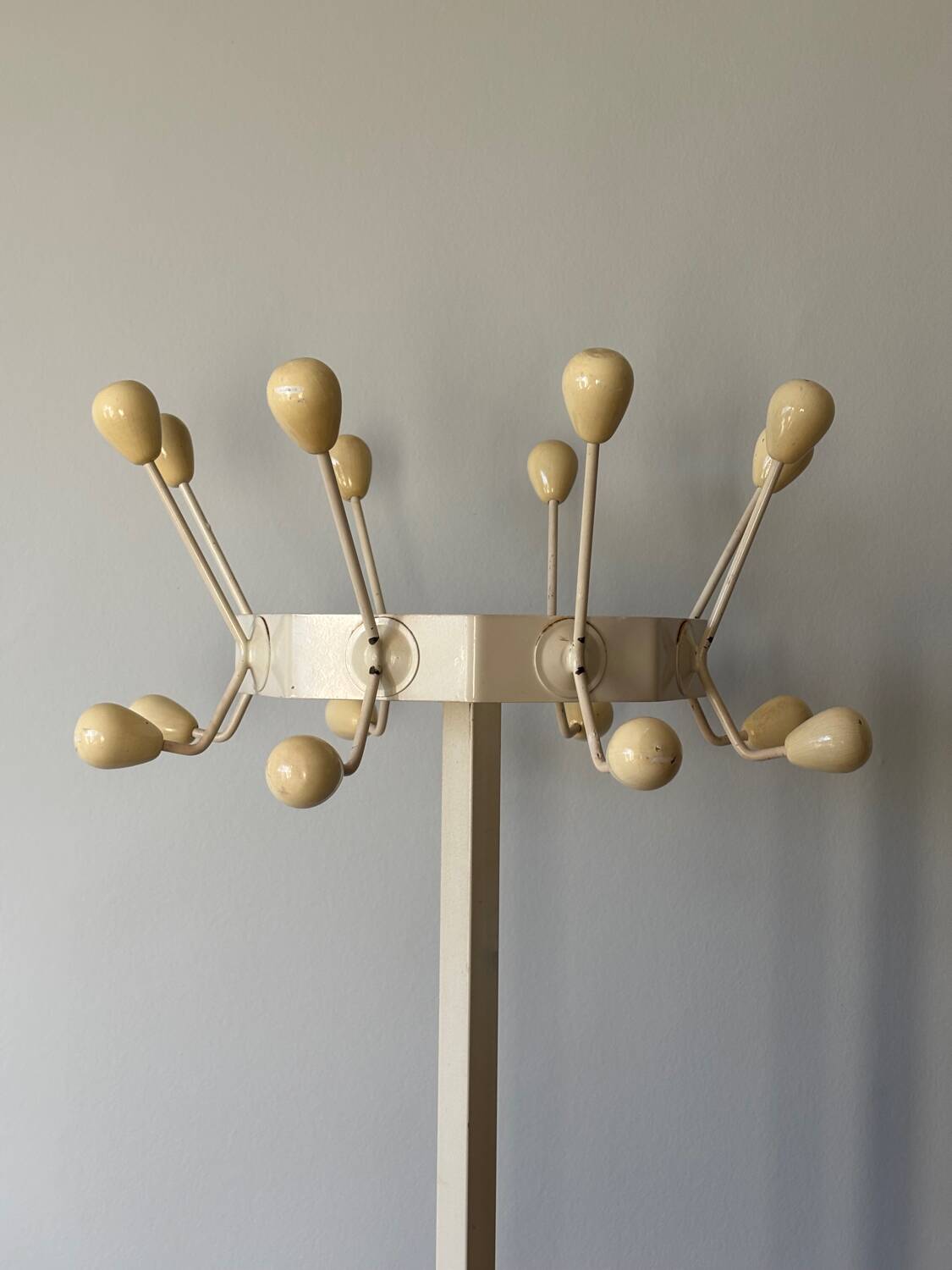 50s metal coat rack