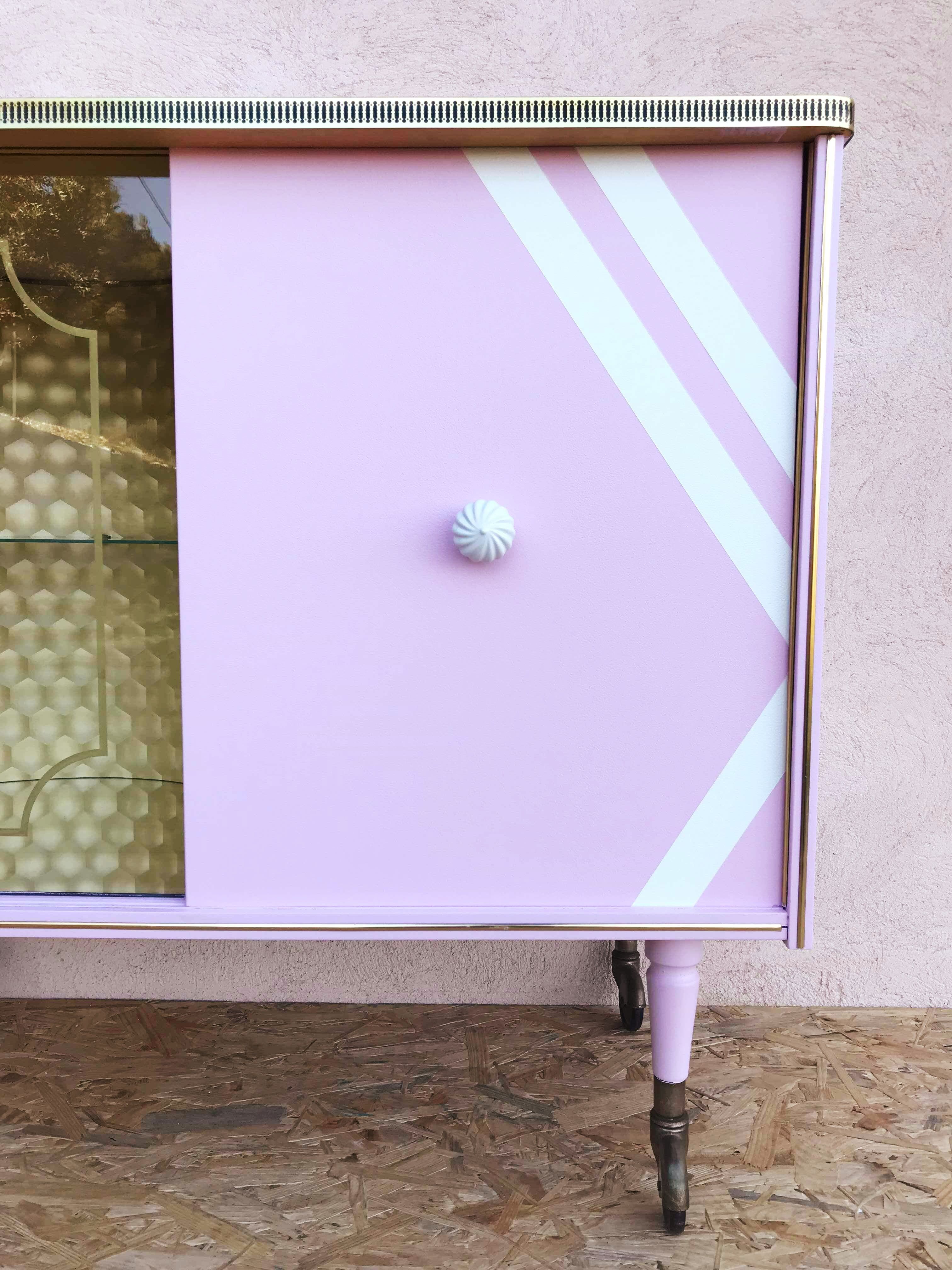 Bar cabinet, revamped, vintage 50s-60s