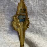 Patère en bronze doré