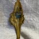 Patère en bronze doré