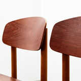 Borge Mogensen Pair of 122 Dining Chairs for Soborg Denmark 1951