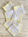 8 old damask napkins monogrammed CG - Linen blend - 57x58 cm