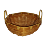 Octagonal wicker cup