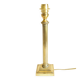 Vintage Lamp Base - Fluted Brass Column - 20th Century Neoclassical Style