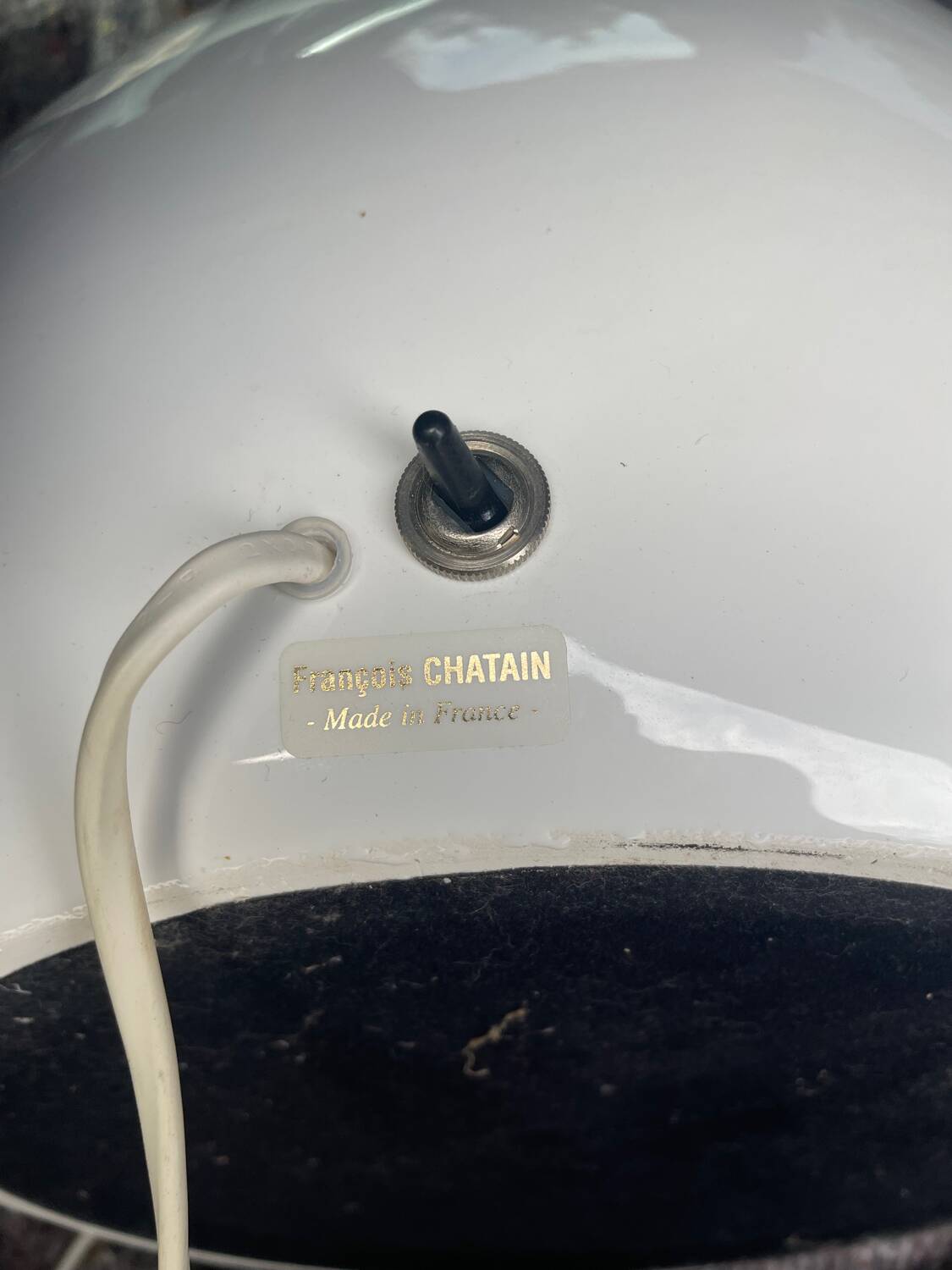 Lampe céramique année 80