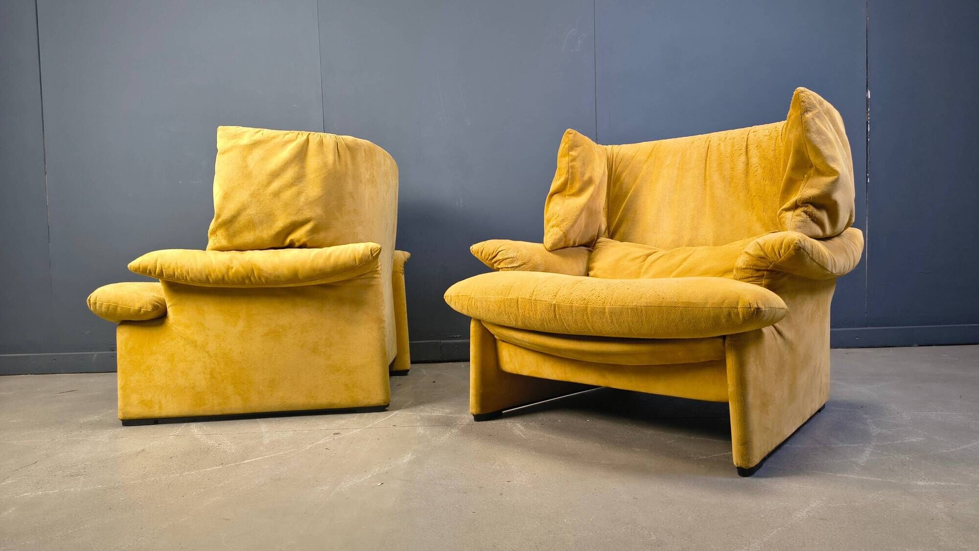 Porto Venere sofas by Vico Magistretti for Cassina, 1980s