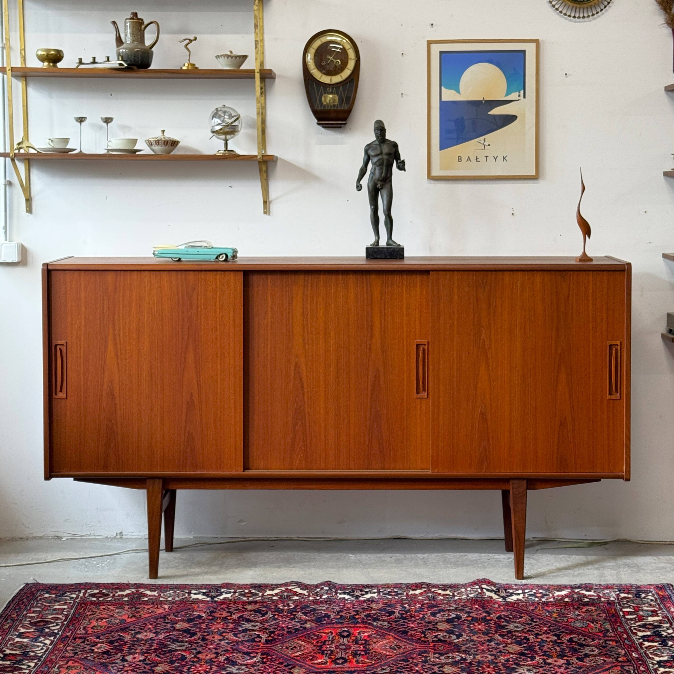 Teak sideboard, Denmark 60s/70s, vintage, mid-c modern