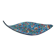 Plat navette émaux de Longwy
