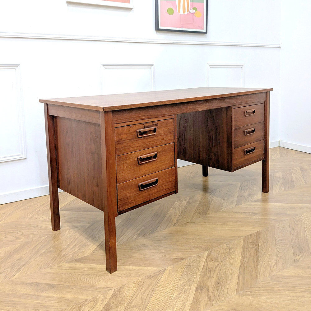 Vintage Scandinavian Domino Mobler desk