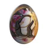 Branly egg-shaped paper press