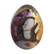 Branly egg-shaped paper press