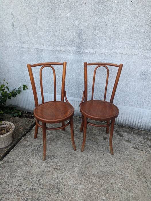 Paire de chaises bistrot