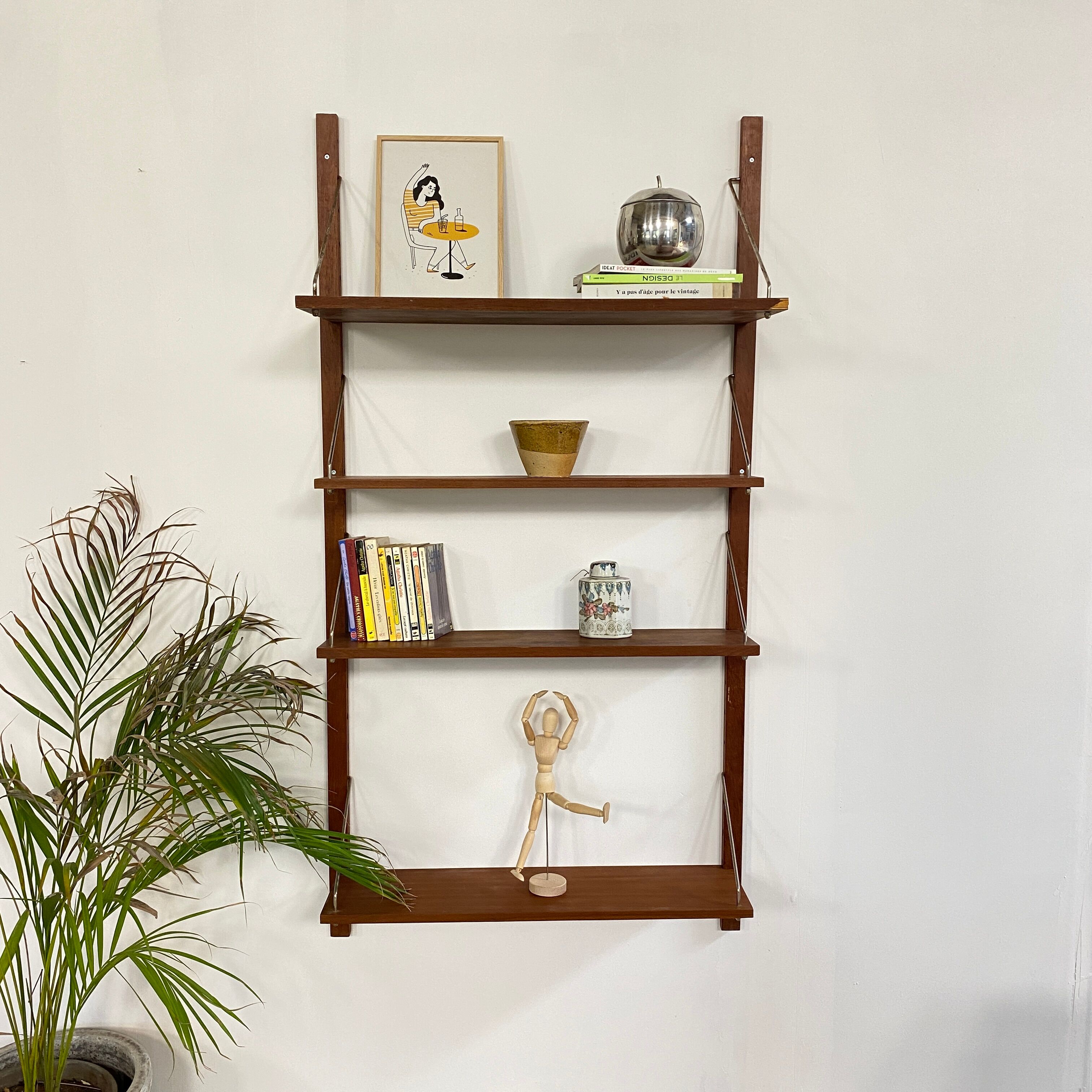 Scandinavian wall shelf
