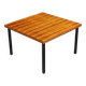 Table basse moderniste en palissandre de Rio, Mutz 1950s