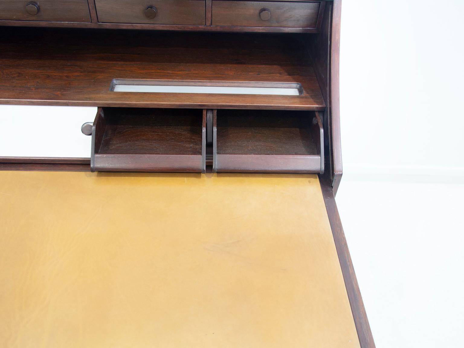 Gianfranco Frattini for Bernini wooden secretary desk