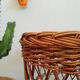 Large basket / laundry basket - vintage wicker toy basket