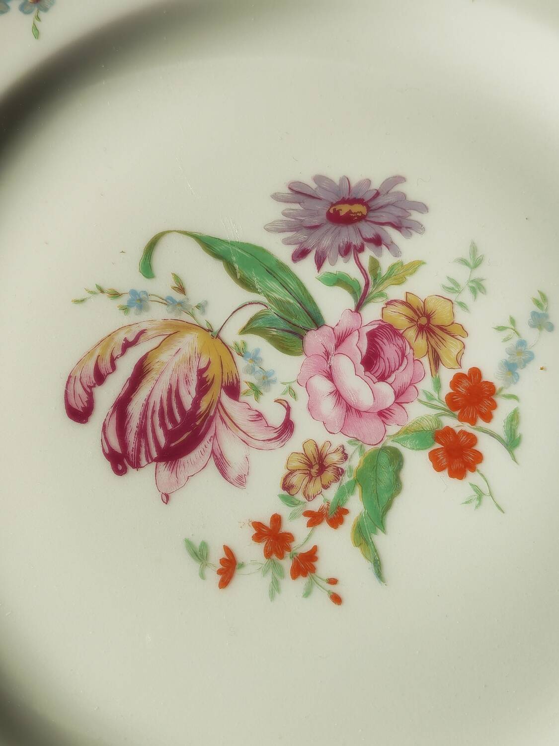 Limoges tulip plate
