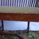 Old seat and 2 armchairs