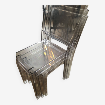 Set of 3 KARTELL LA MARIE chairs
