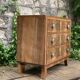 Commode art déco ronce de noyer brut