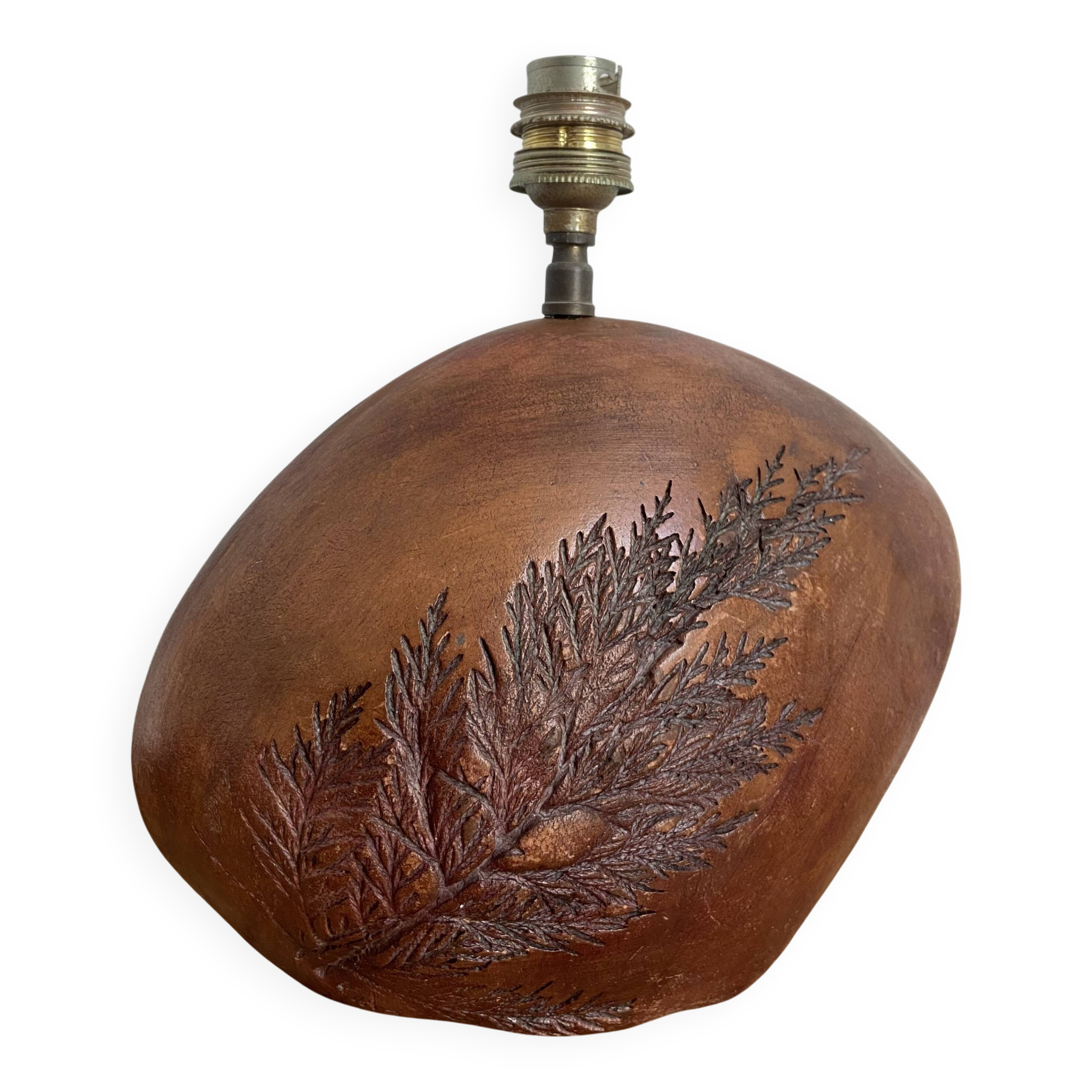 1960s ceramic lamp base