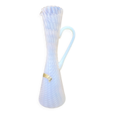 Opaline blown glass vase, Tuscany, Italy, 1960s-70s