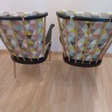 Paire de fauteuils vintage Baumann