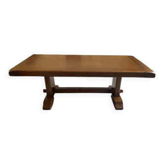 Solid oak coffee table