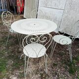 Green garden furniture