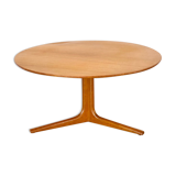 Scandinavian coffee table vintage round tripod