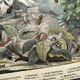 Engraving from 1886 - Insects on the farm - Vintage old lithograph