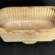 Old 19th century fluted wooden butter mold