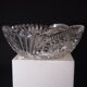 Paire de coupelles cristal taillé