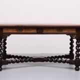 Table d'écriture ou de hall coloniale hollandaise du début du 19e siècle
