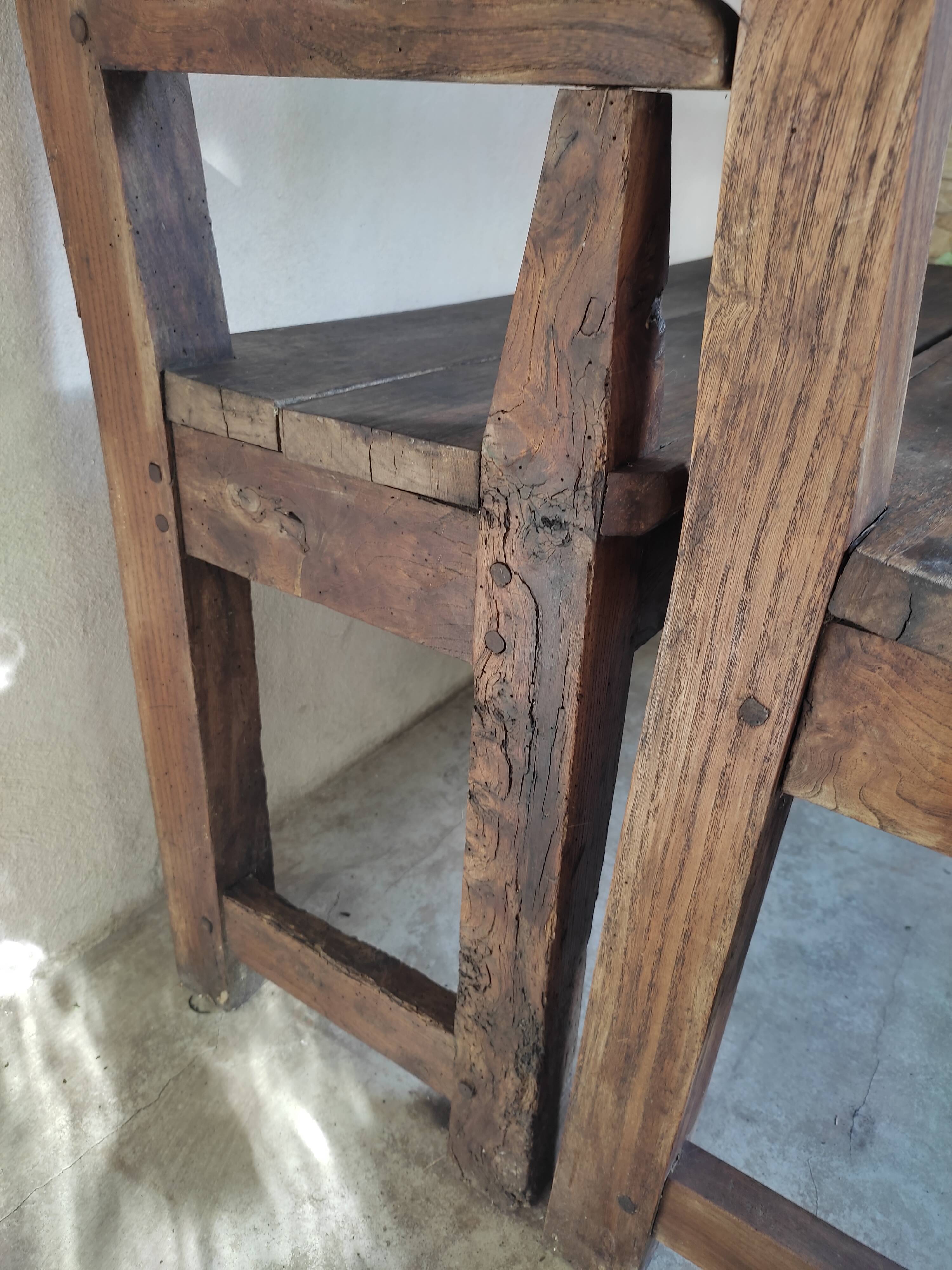 Duo of fireplace benches