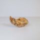 Set of 3 bowls in organic burl wood from Swedish folk art, circa 1960-1970.