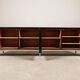 Florence Knoll sideboard in black oak and chrome for Knoll International, 1960s