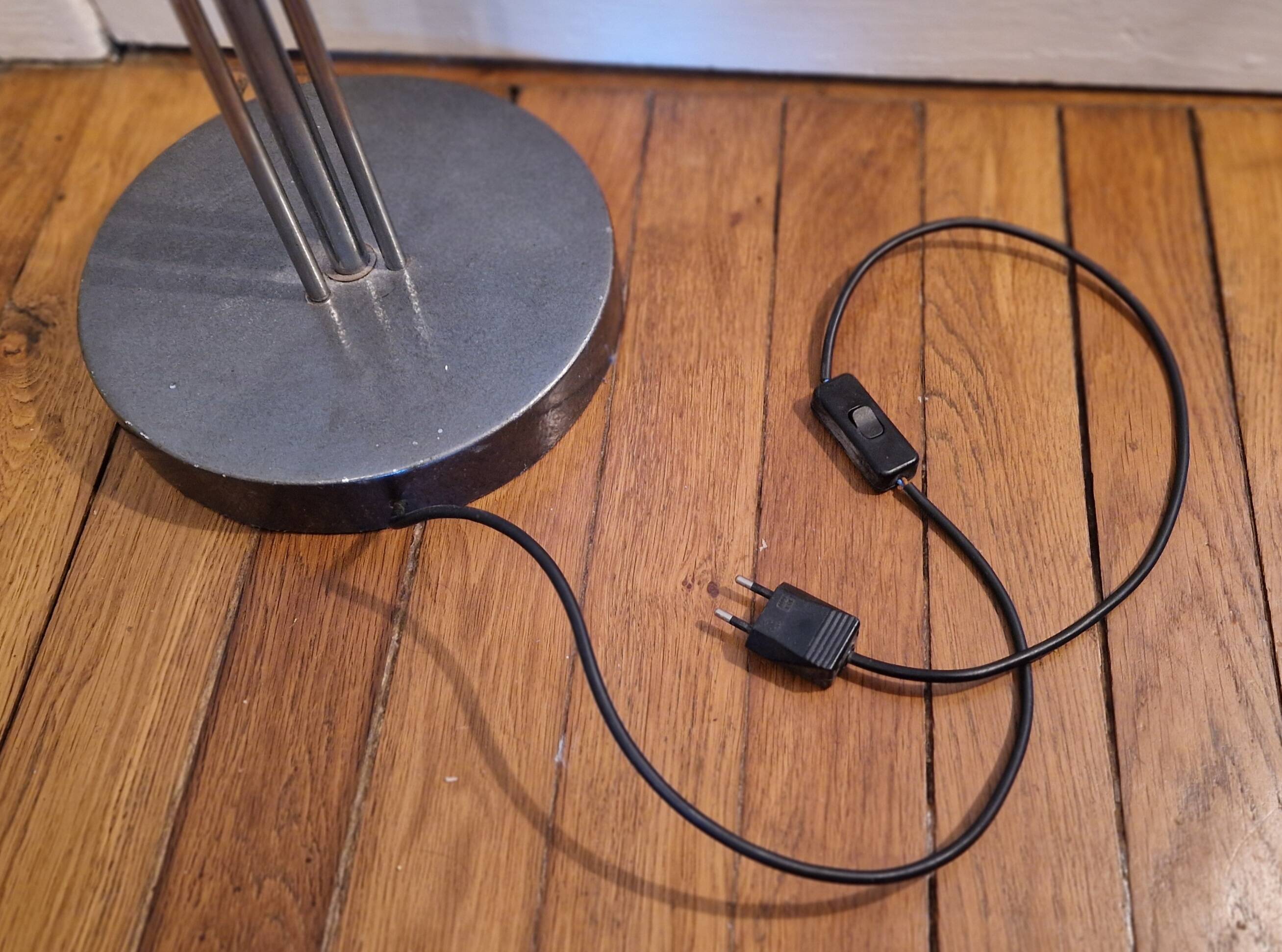 Reggiani Eyeball floor lamp with articulated arms, 1970s