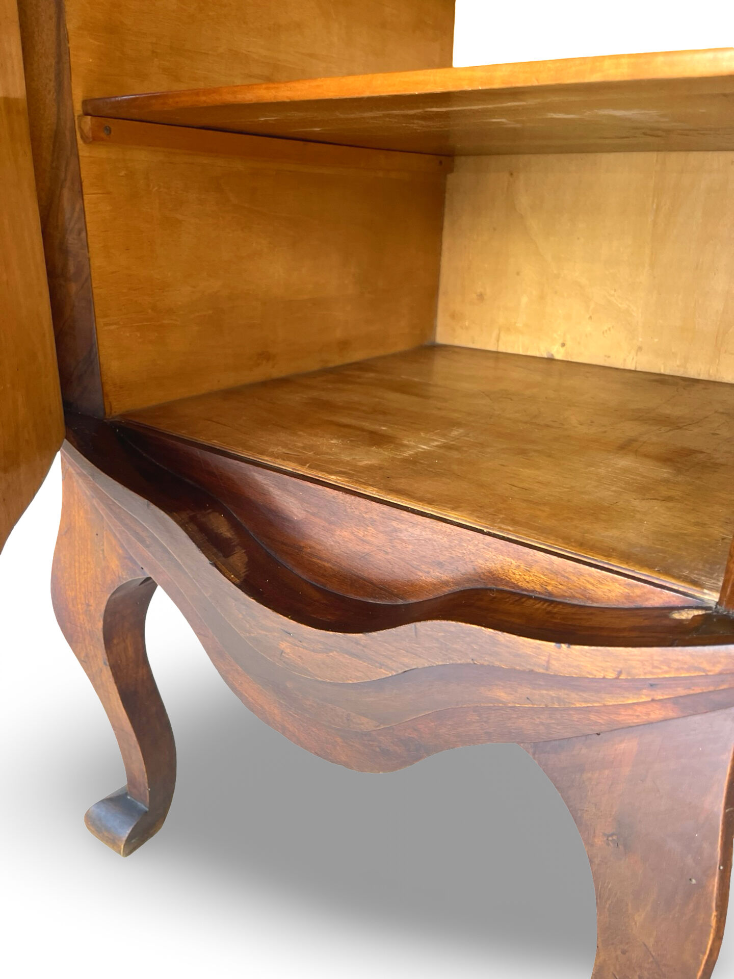Walnut buffet, antique Italian, 1930s.