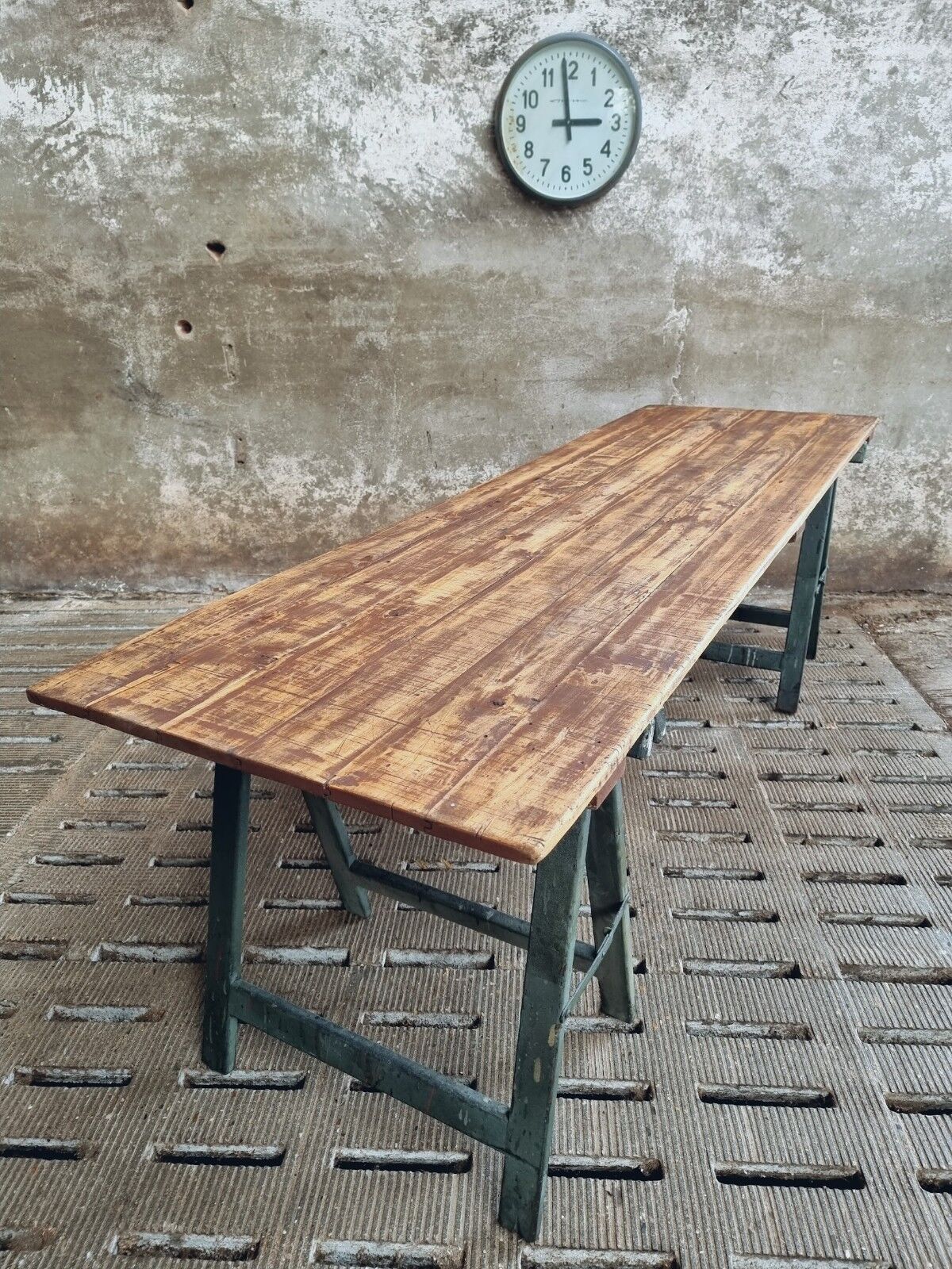 Old table trestle table garden table or dining table